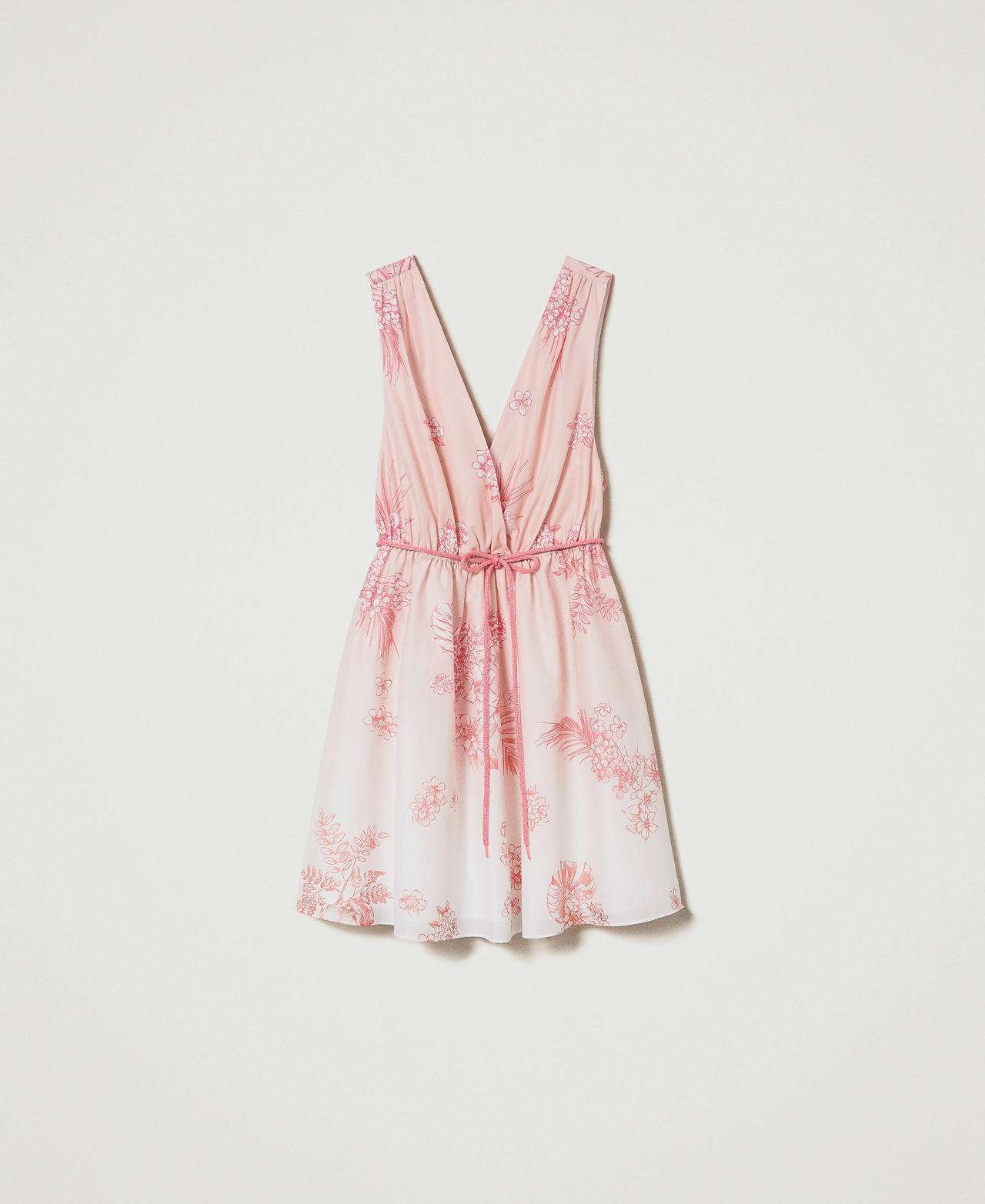 Short MYFO printed muslin dress