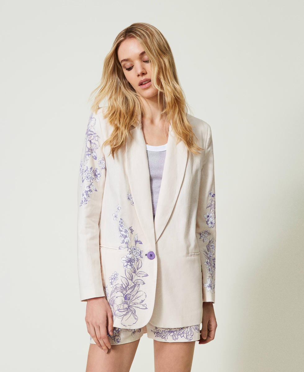 Royal purple blazer womens deals