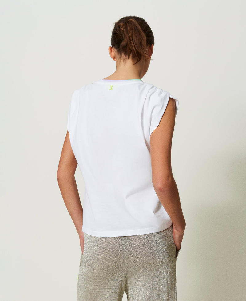Oversize MYFO t-shirt with floral print