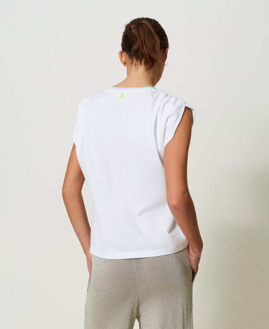 Oversize MYFO t-shirt with floral print