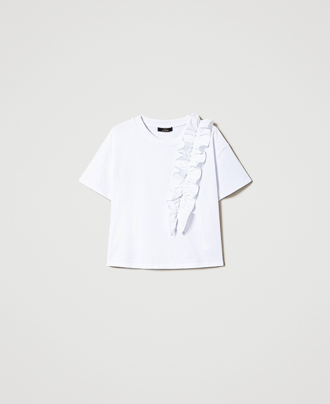 T-shirt Femme à Volants Hanna Andersson - Col En V, Sans Manches - Rose, 95% Coton, 5% Spandex - Neuf Avec étiquette Tailles XS-S