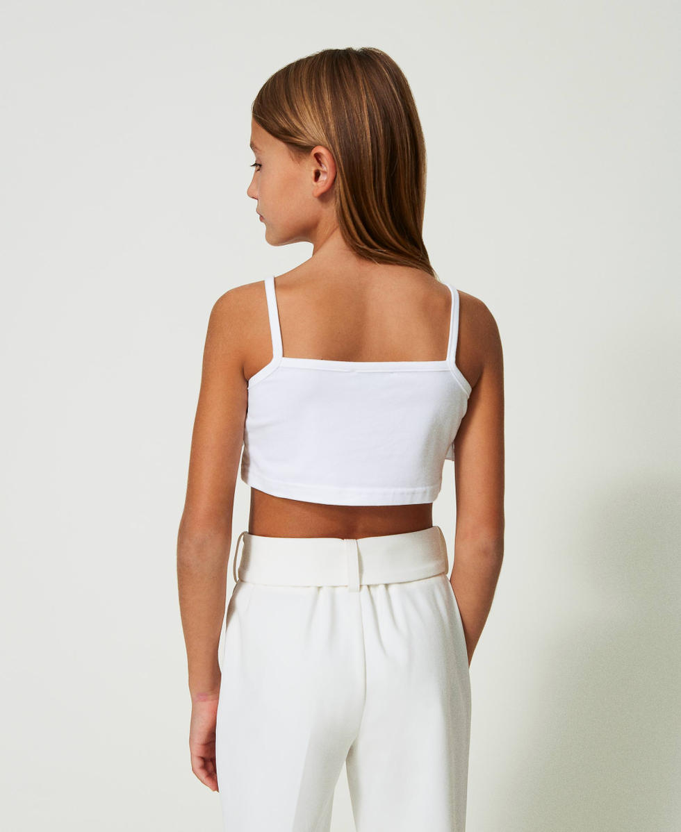 Top niña blanco new arrivals