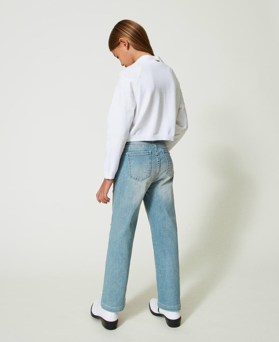 Jean ample avec accrocs