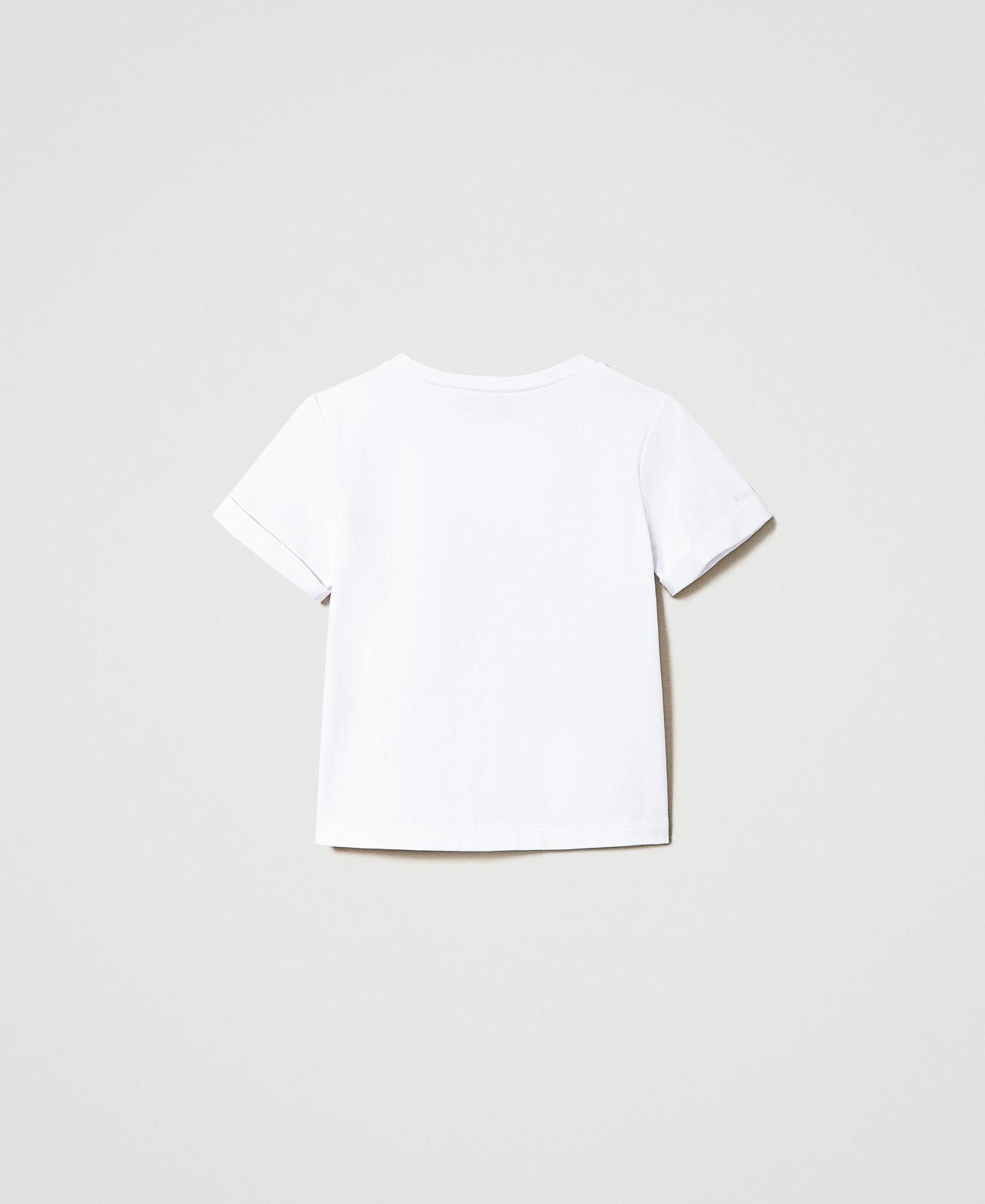 T-shirt avec imprimé et strass