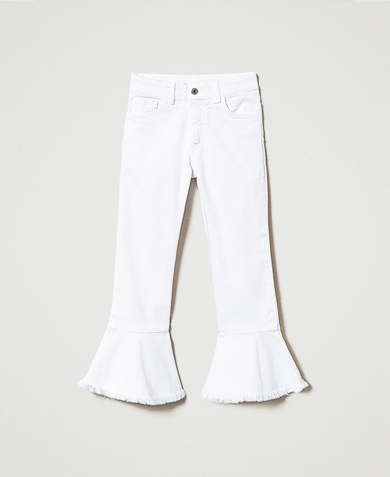 Pantalon évasé en bull
