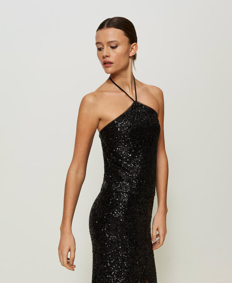 Full sequin halter top