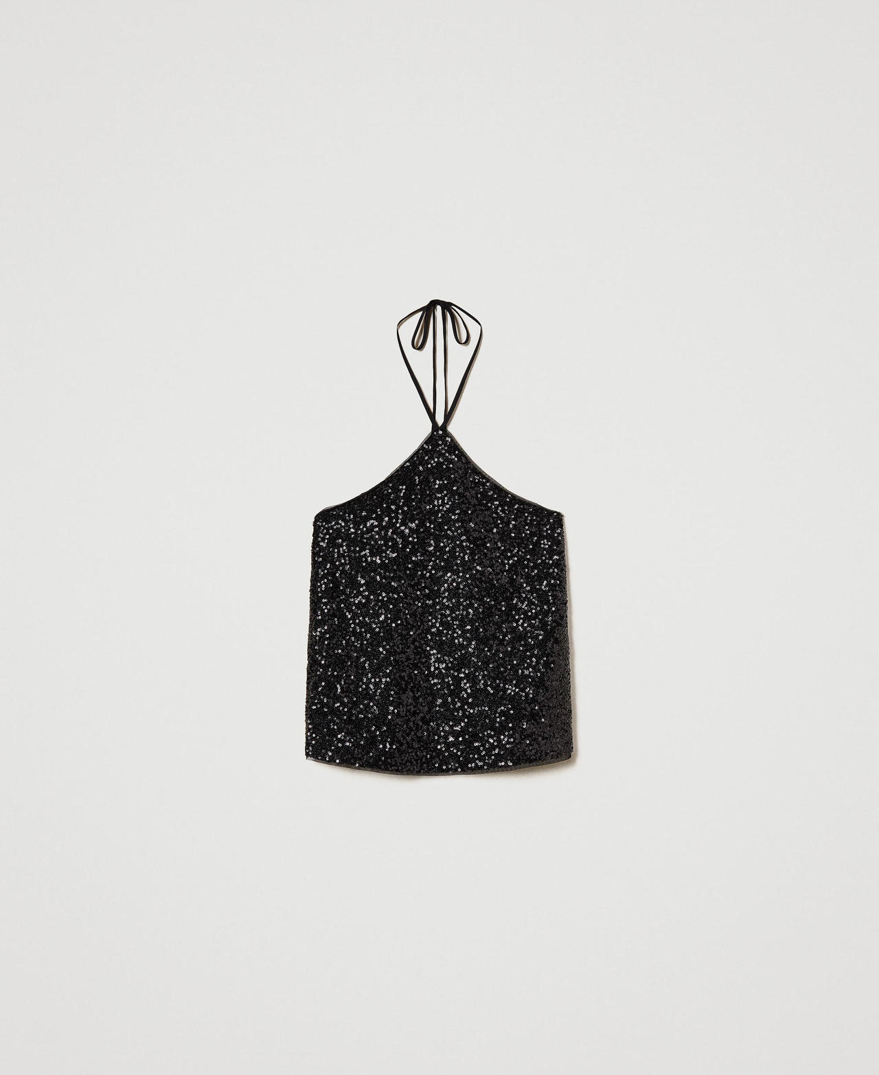 Full sequin halter top