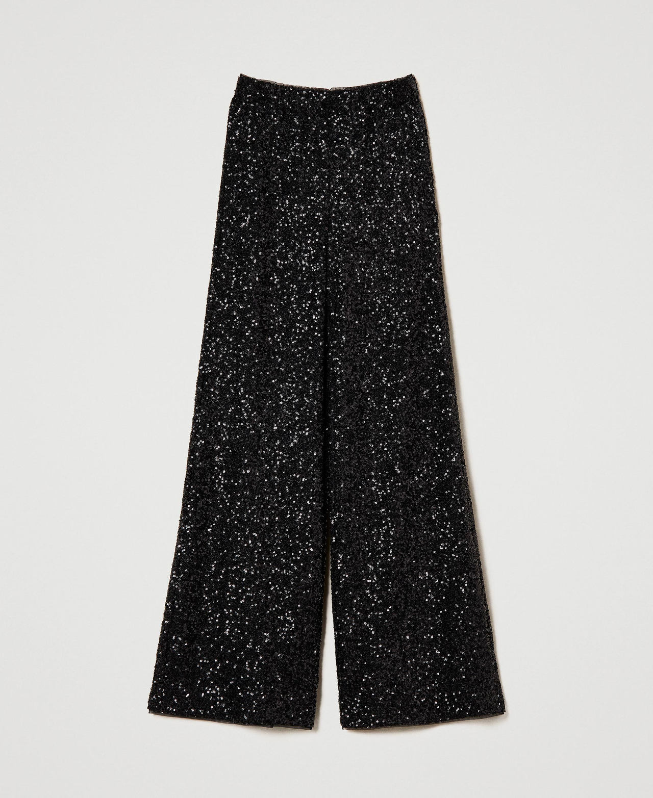 Full sequin palazzo trousers
