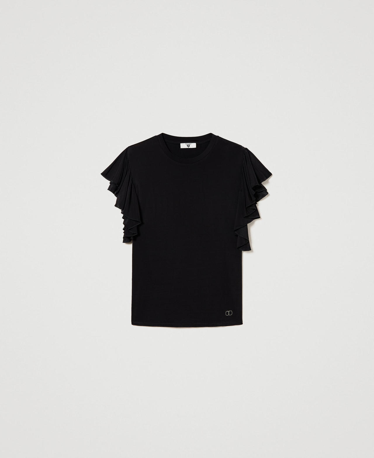 T-shirt with wing sleeves