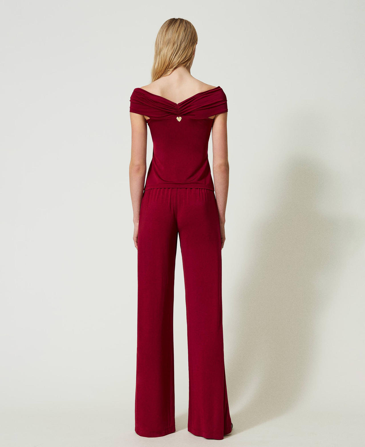 Palazzo trousers with pockets