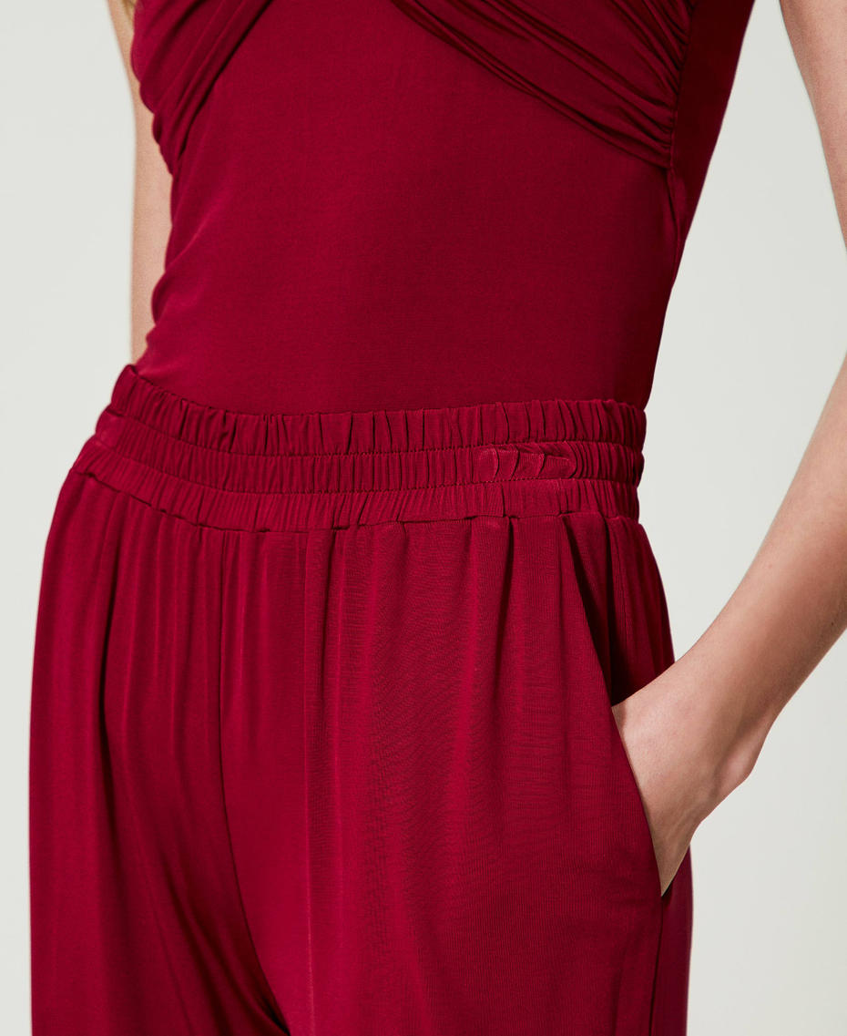 Palazzo trousers with pockets