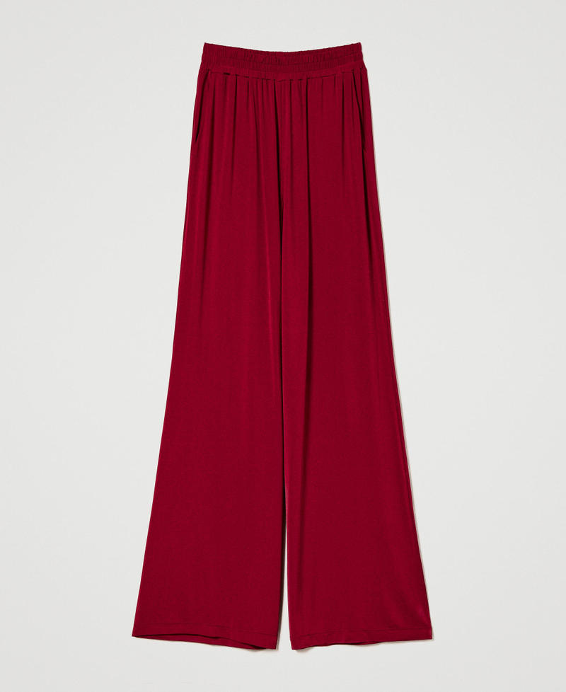 Palazzo trousers with pockets