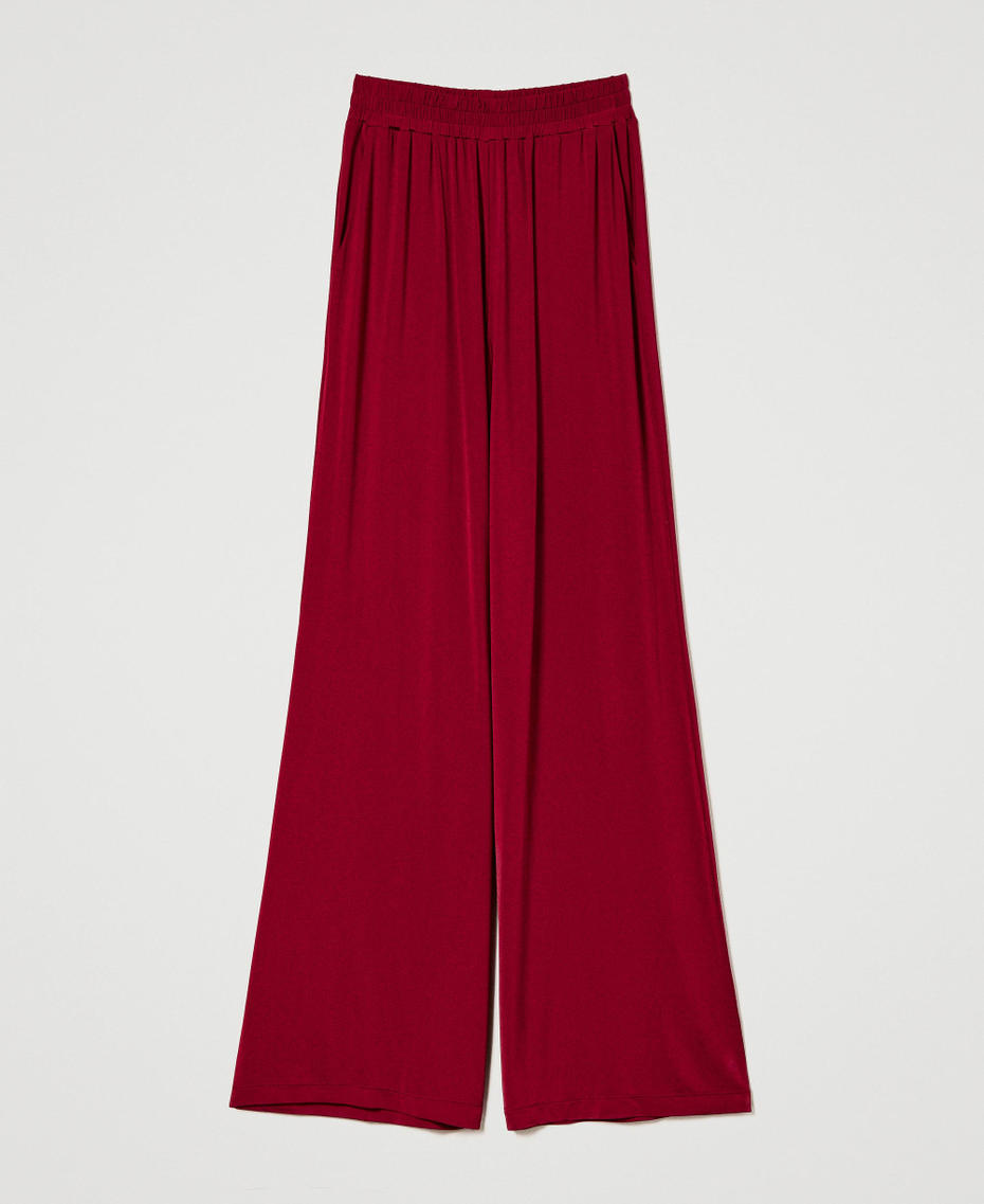 Palazzo trousers with pockets