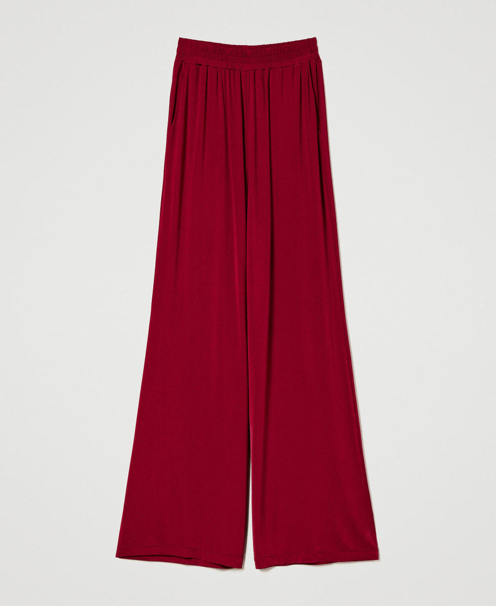 Palazzo trousers with pockets