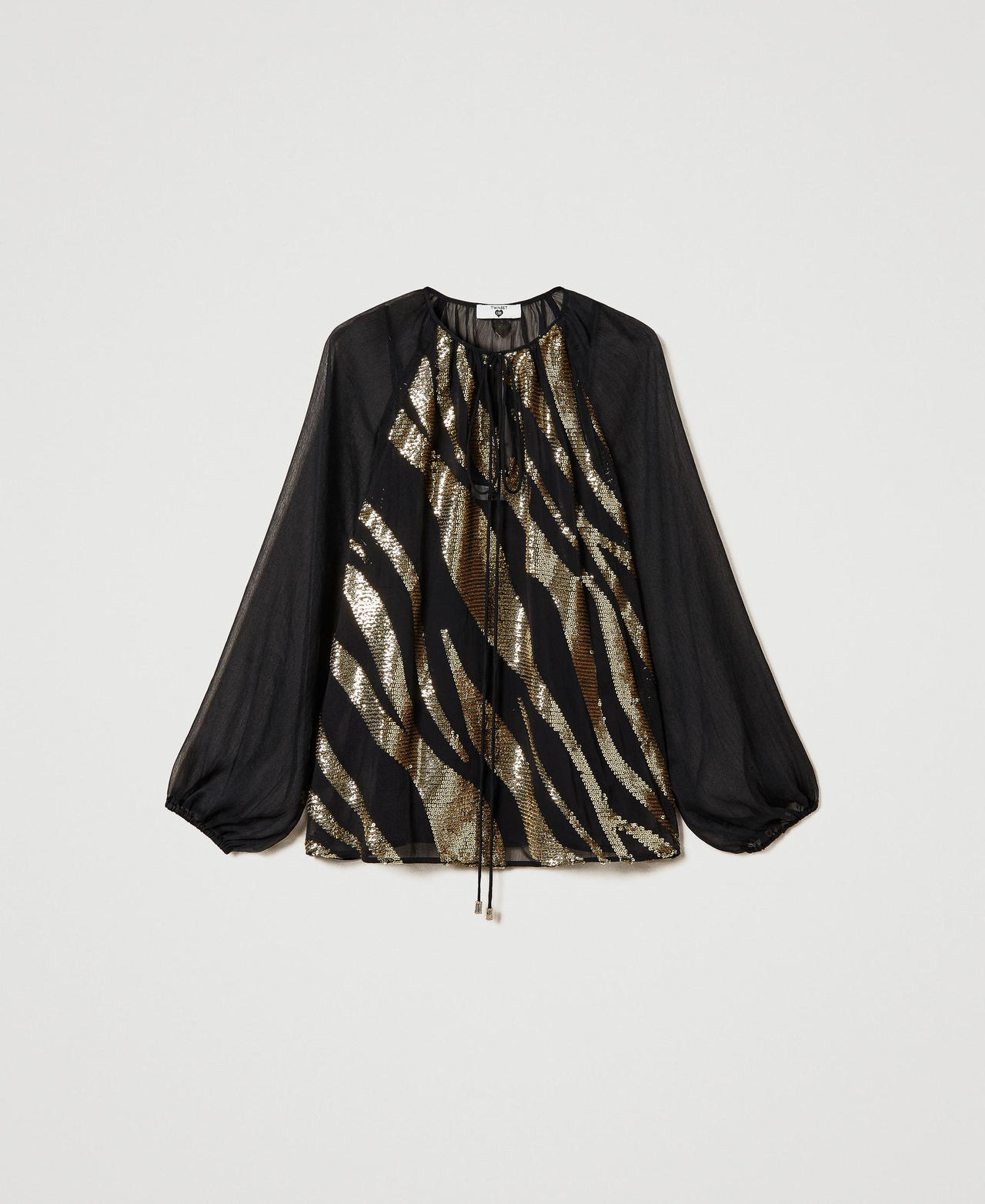 Blouse avec broderie animalière