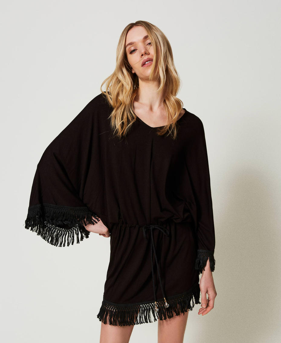 Fringed kaftan
