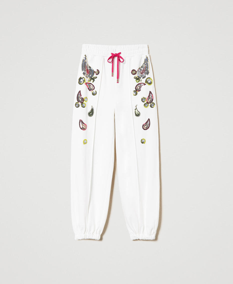 Pantalon de jogging avec broderie de sequins