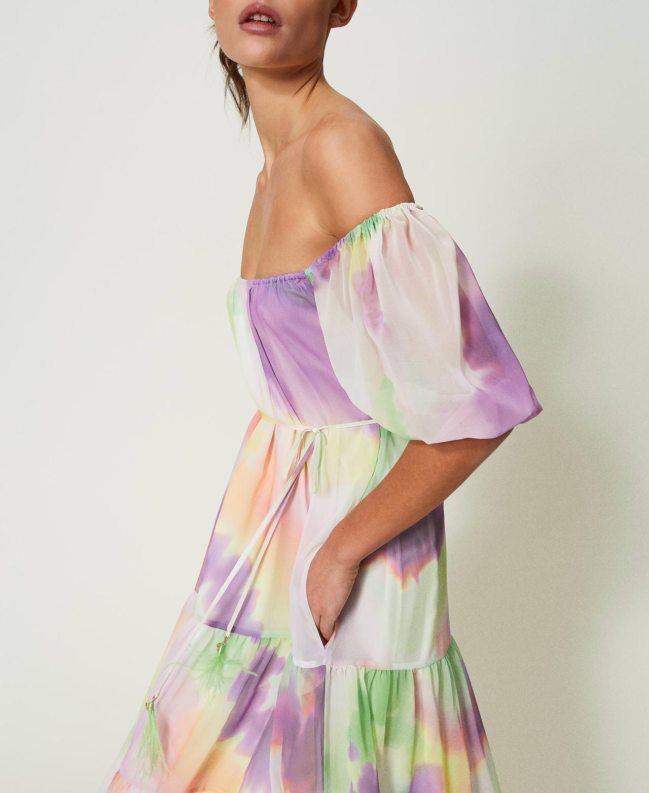 Tie dye 2024 cocktail dress