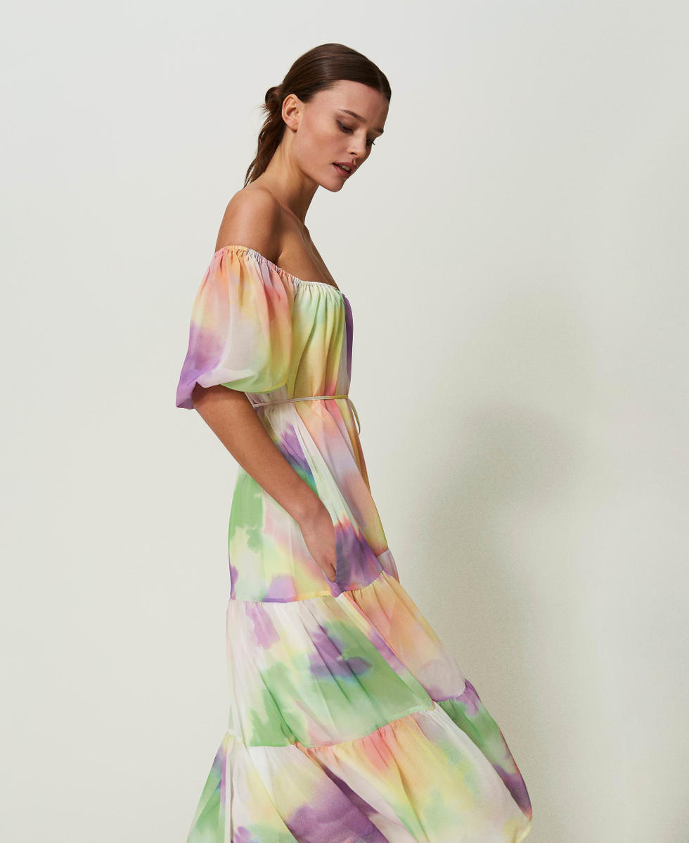 Tie dye outlet midi dress