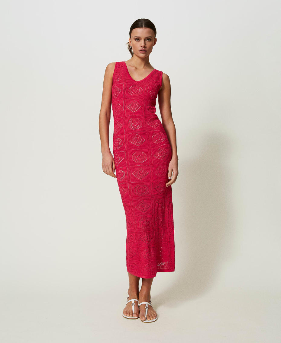 Knitted midi dress