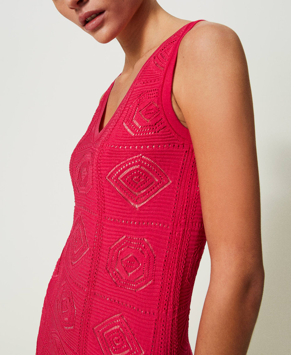 Knitted midi dress