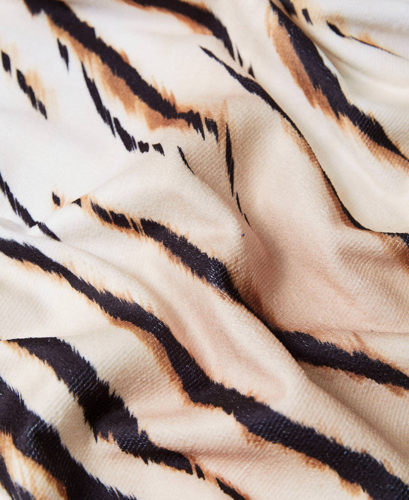 Toalla de playa de rizo estampada Estampado Animal Print Mujer 241LB4ABB_11270_02