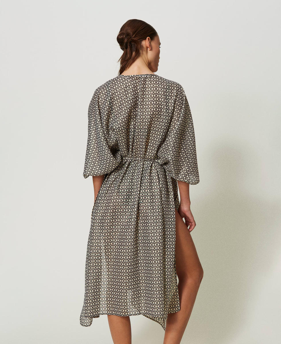 Kaftan mit &bdquo;Oval T&ldquo;-Print