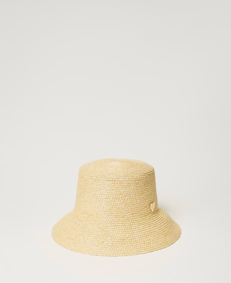 Raffia-like bucket hat