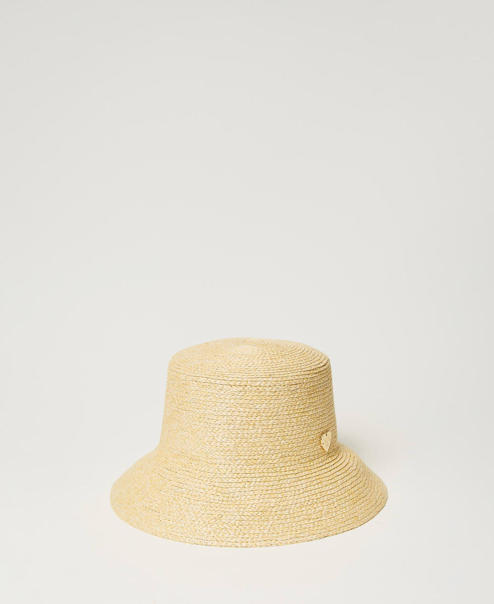 Raffia-like bucket hat Straw Woman 241LB4AMM_00193_01