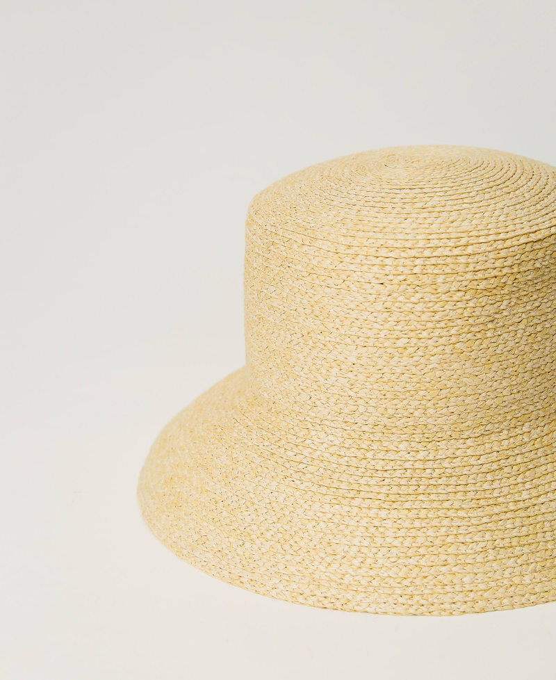 Raffia-like bucket hat