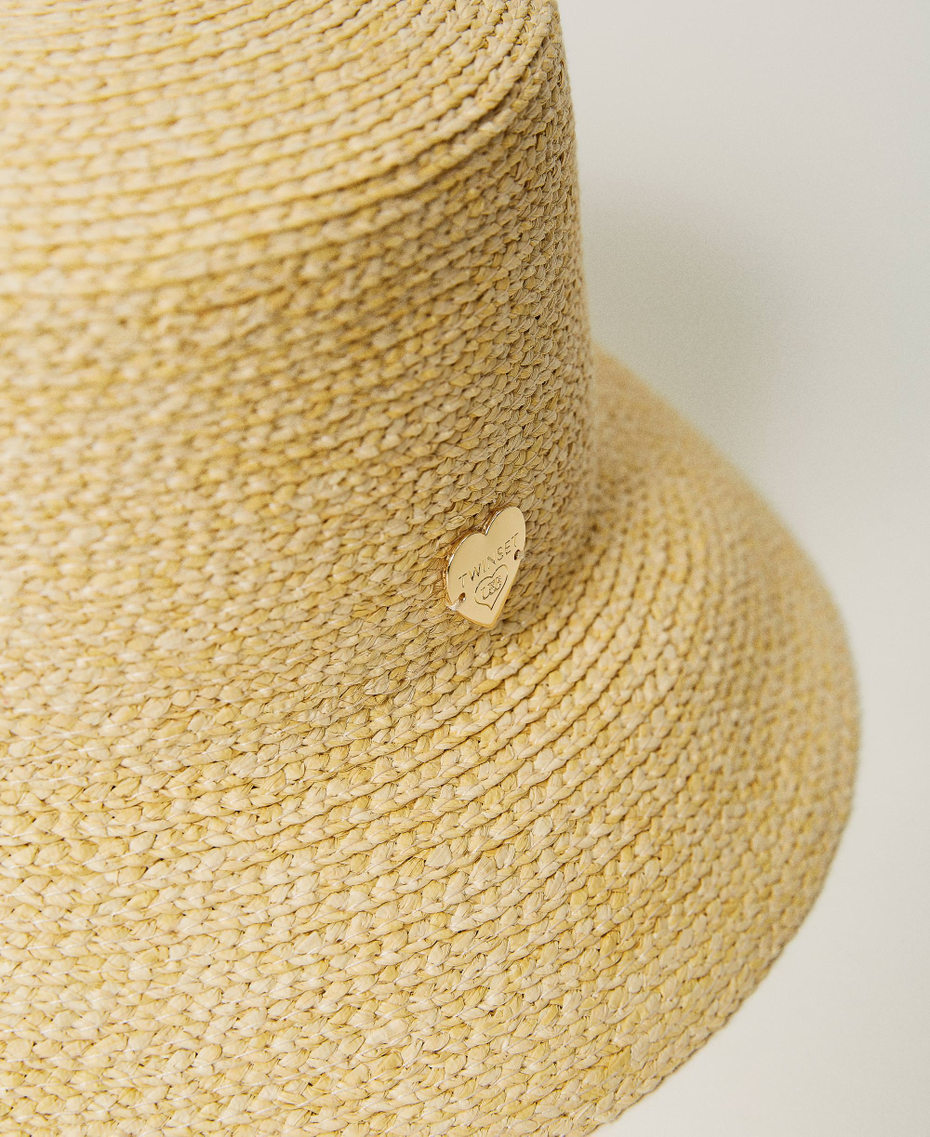 Raffia-like bucket hat