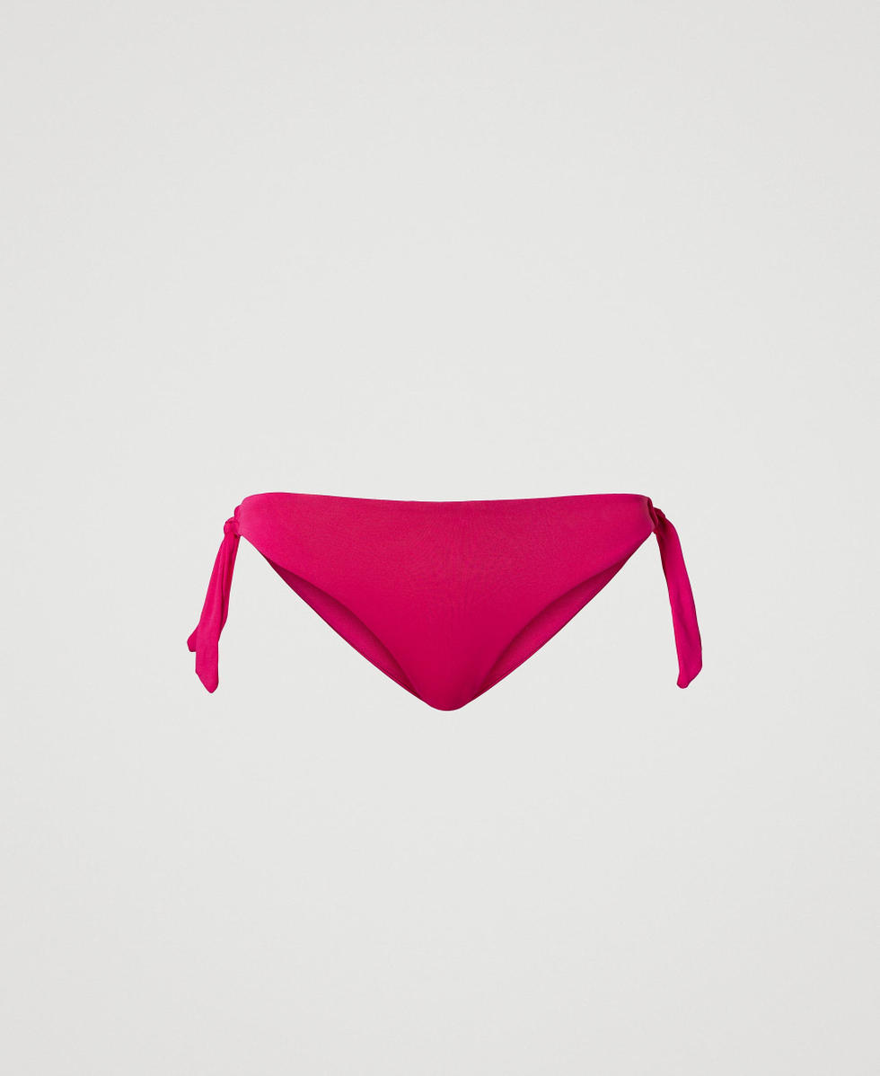Thong bikini bottom with Oval T Woman Fuchsia TWINSET Milano