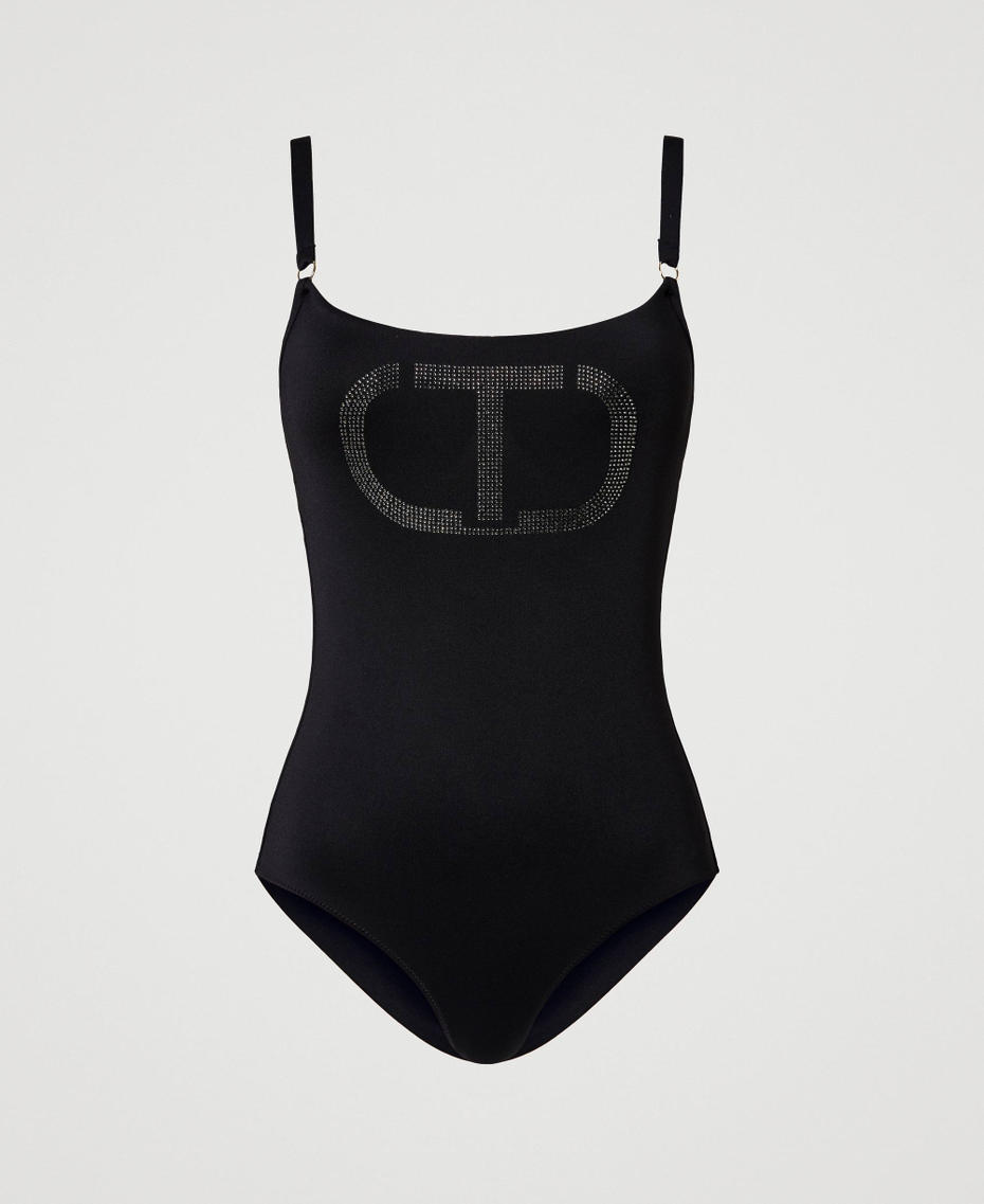 Costume intero con strass Oval T