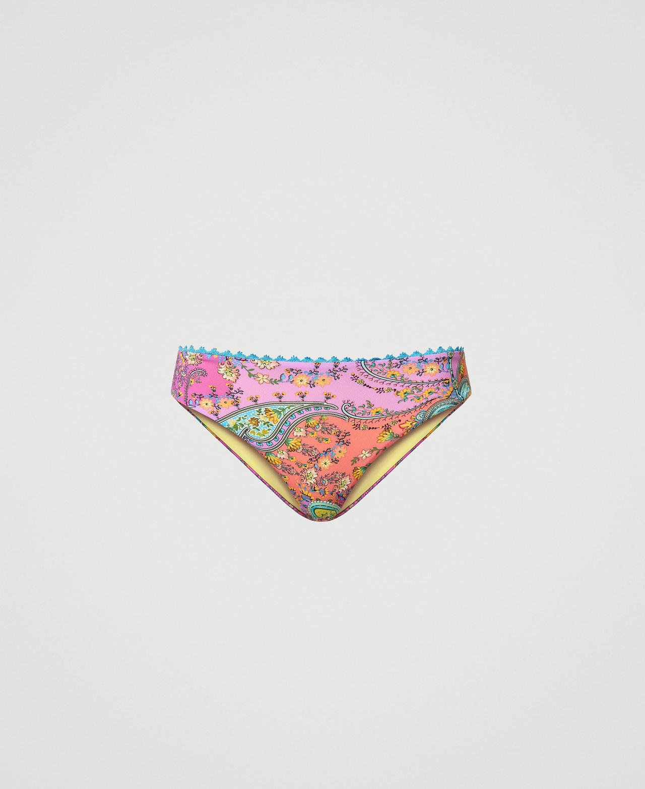 Brazilian bikini bottom with print
