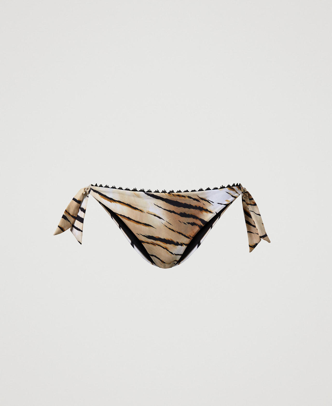 Bikini thong with print