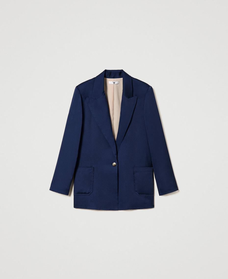 Blazer en satin