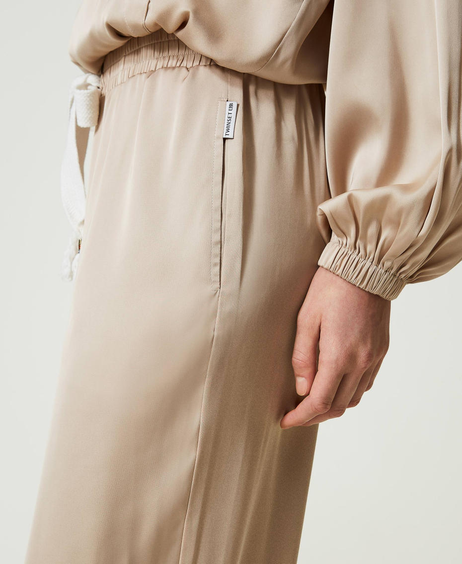 Satin joggers