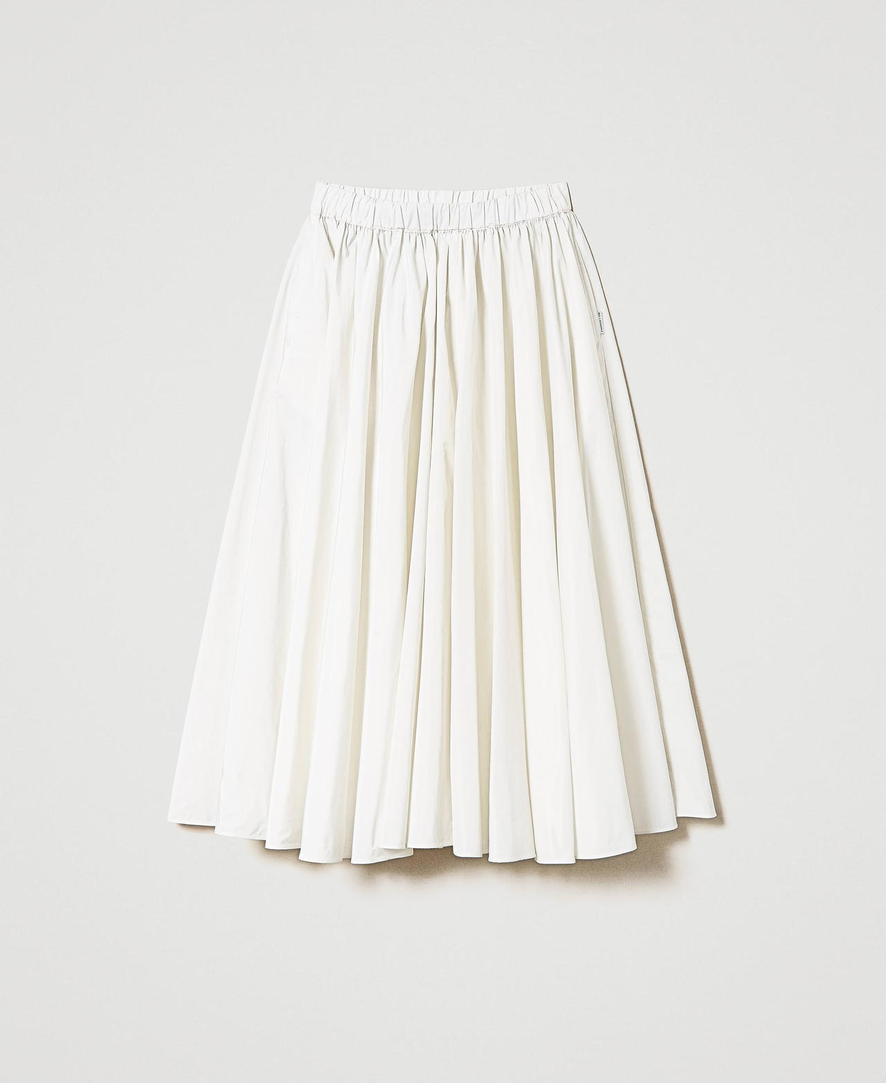 Long taffeta skirt Off White Woman 241LL2LDD-0S