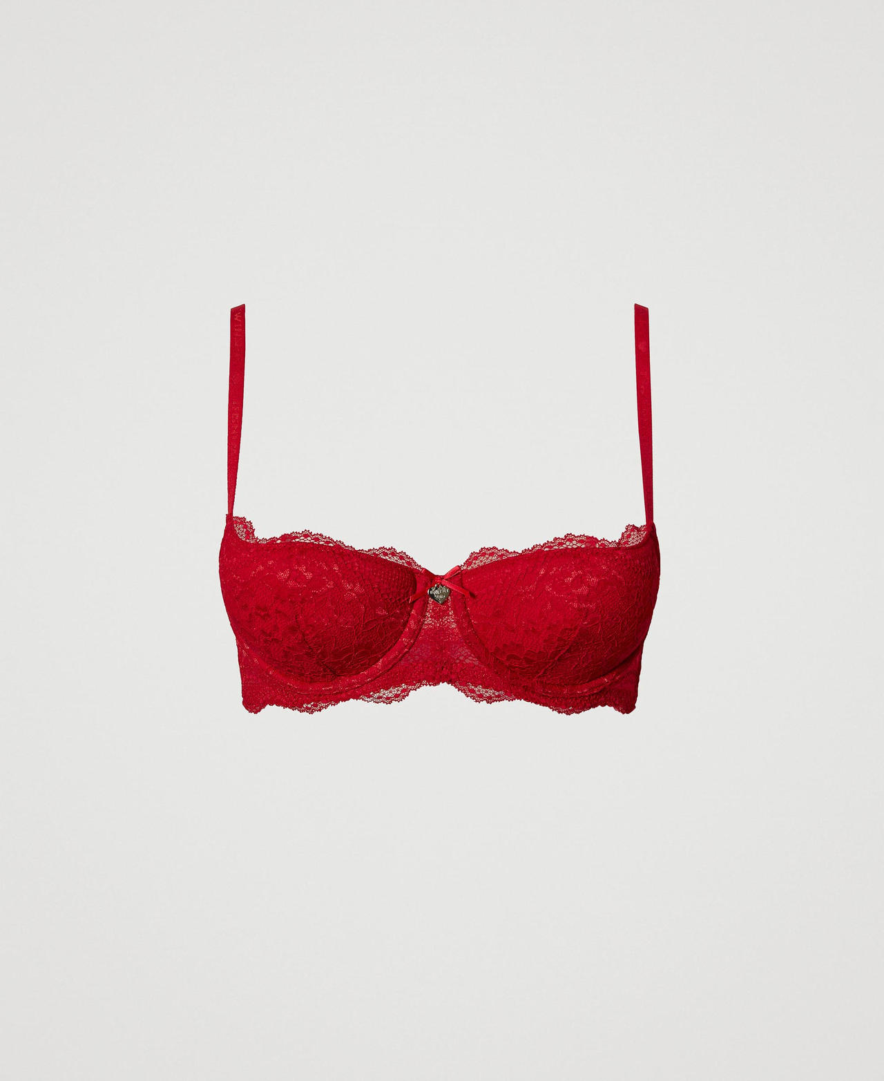 Lace balconette bra