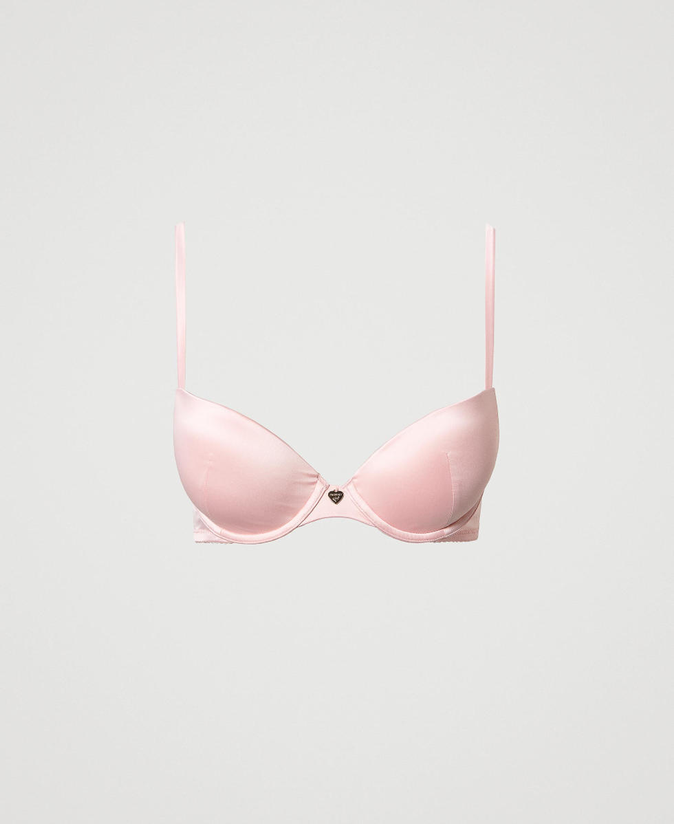 Reggiseno push up in raso Donna Rosa TWINSET Milano