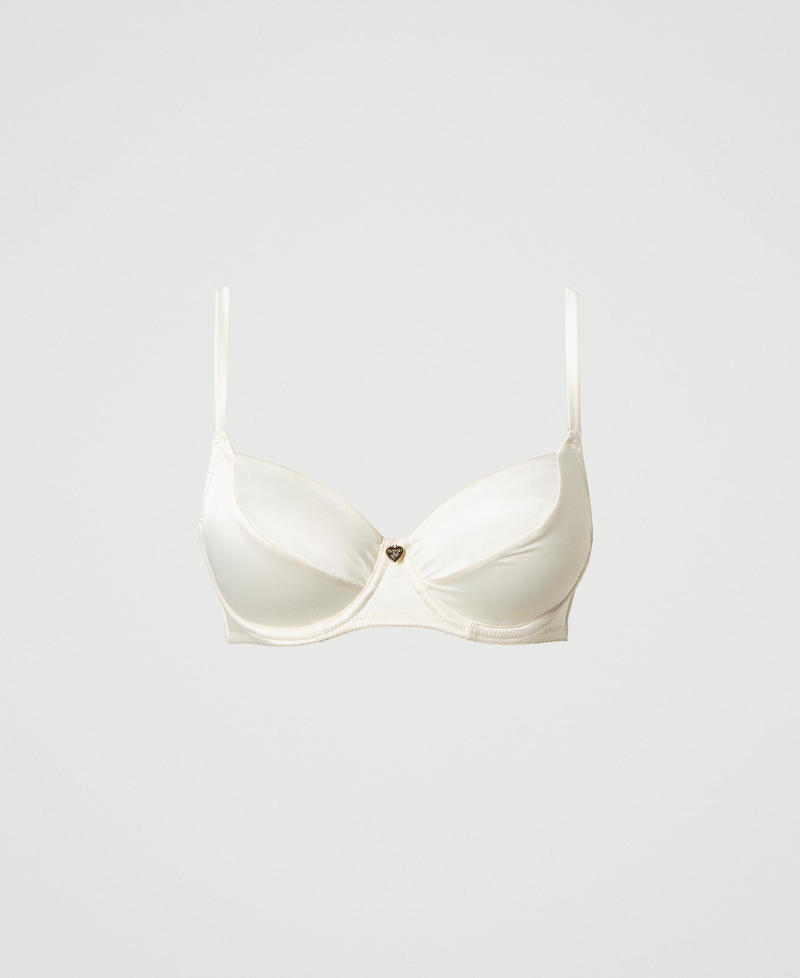 Satin underwire bra