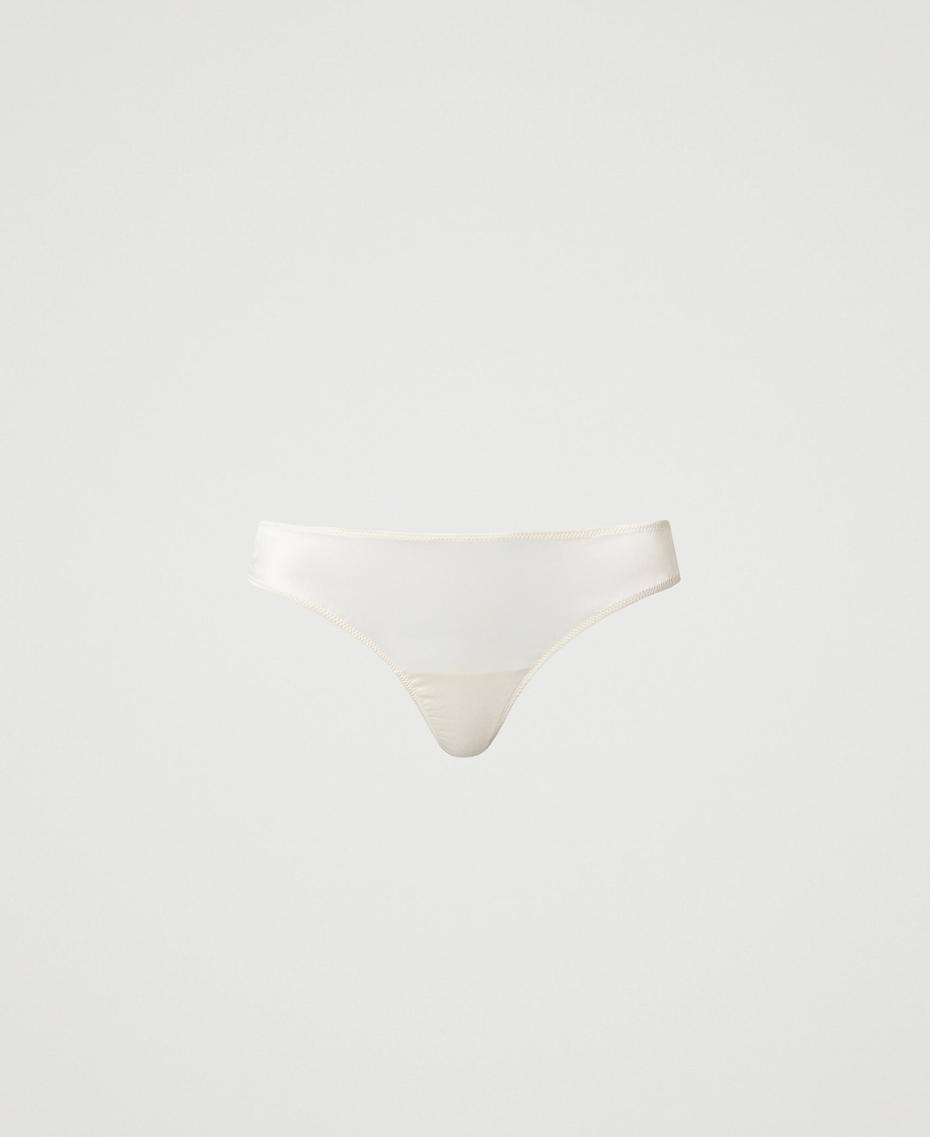 Satin g-string Antique White Woman 241LL6E88_00245_S0