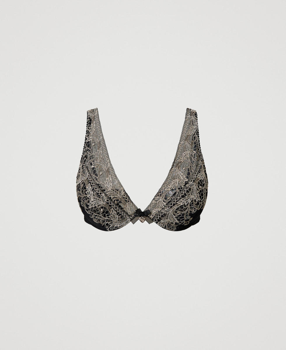 Bralette aus besticktem Tüll