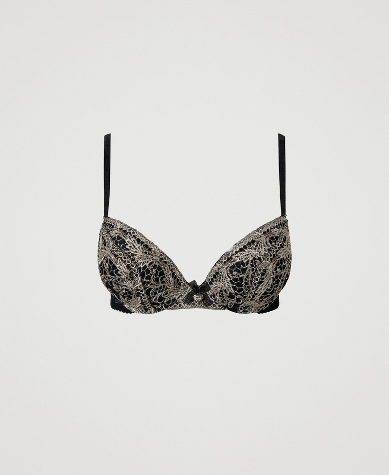 Soutien-gorge Push-up Diesel En Tulle Bleu Jean - Taille FR 90B / EU 75B - Neuf Avec étiquettes