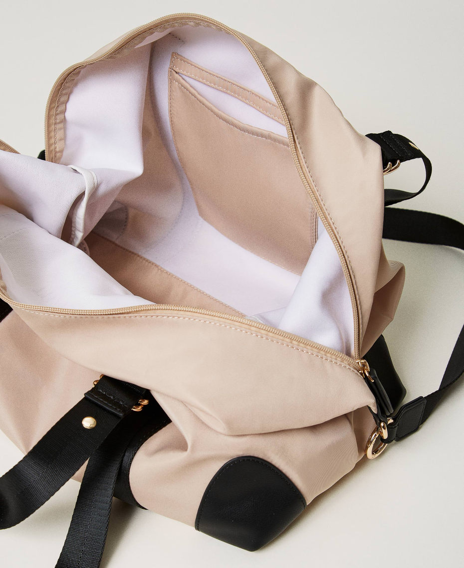 Borsa bicolore con logo Champagne Donna 241LL8GCC_10286_04