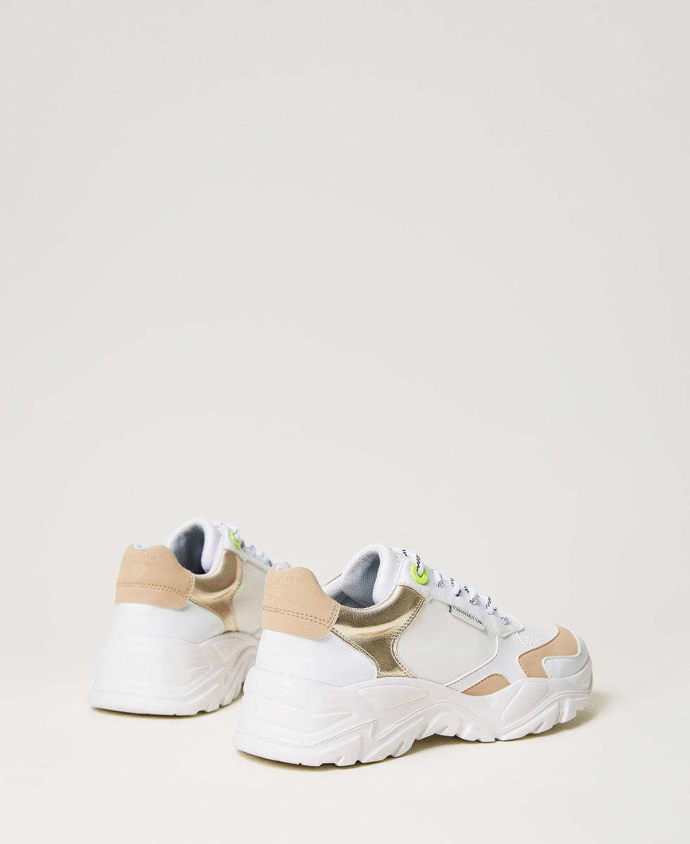 Running trainers with laminated details Off White Woman 241LLT010_00526_03