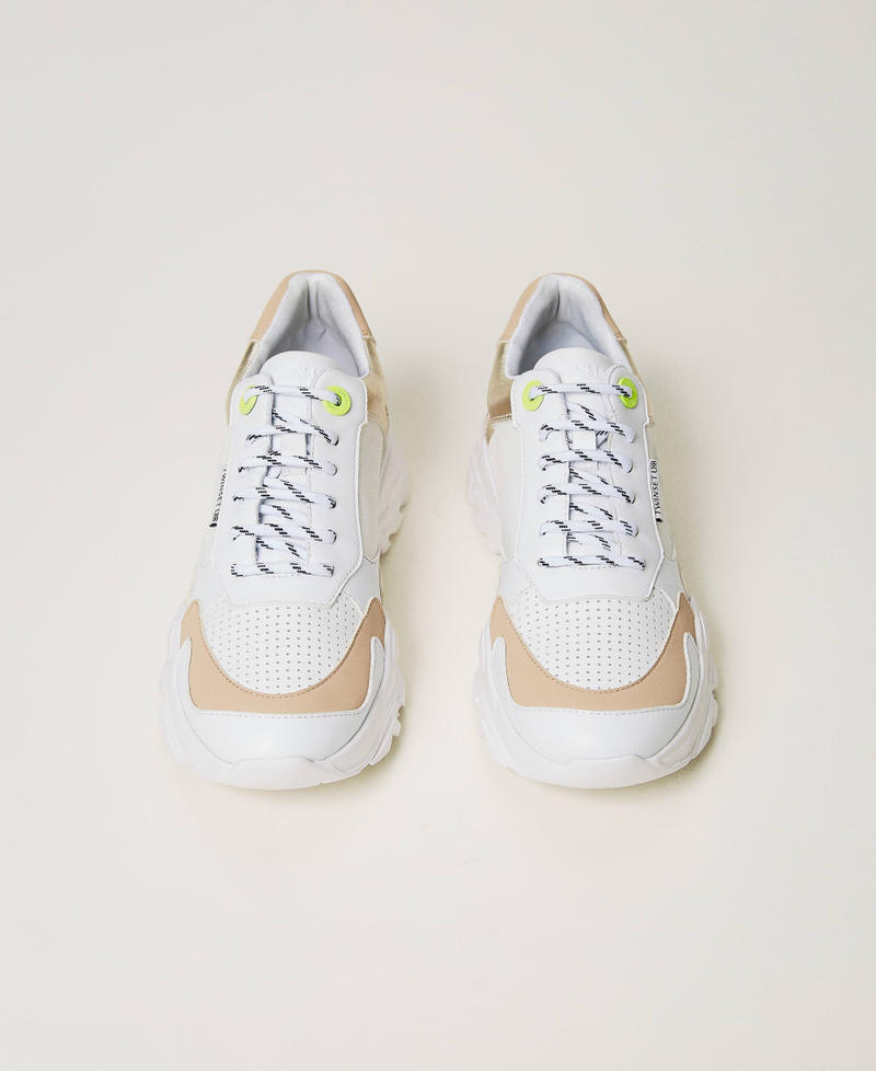 Sneakers running con dettagli laminati Off White Donna 241LLT010-04