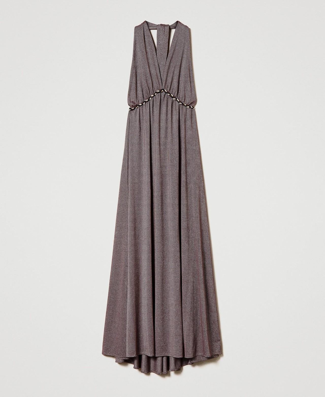 Nastro In Pizzo Con Frange E Nappe Color Oro Antico, Cucito