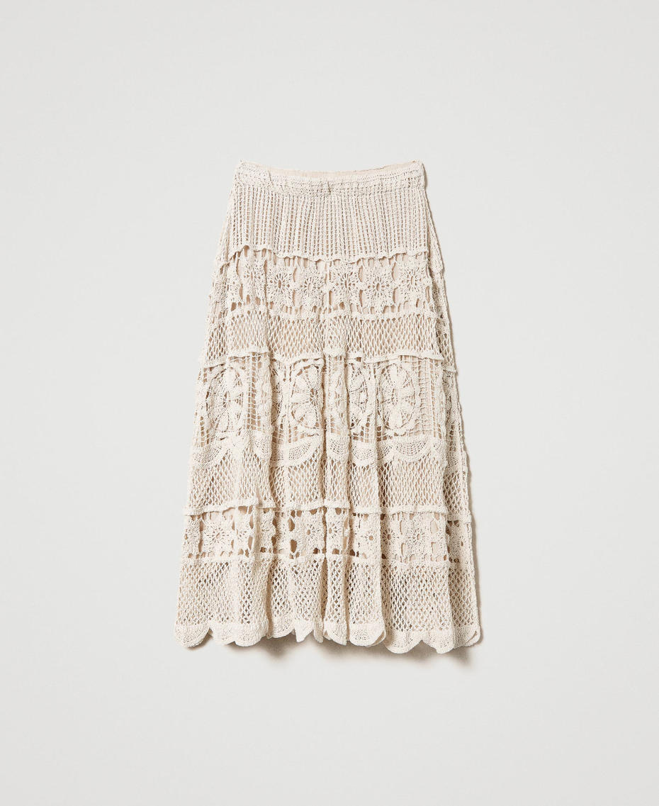 Crochet midi skirt