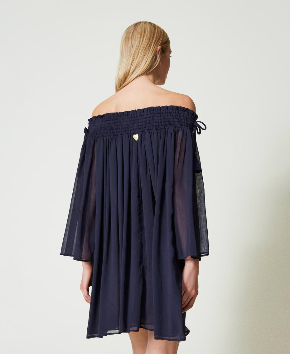 Short froissé creponne dress